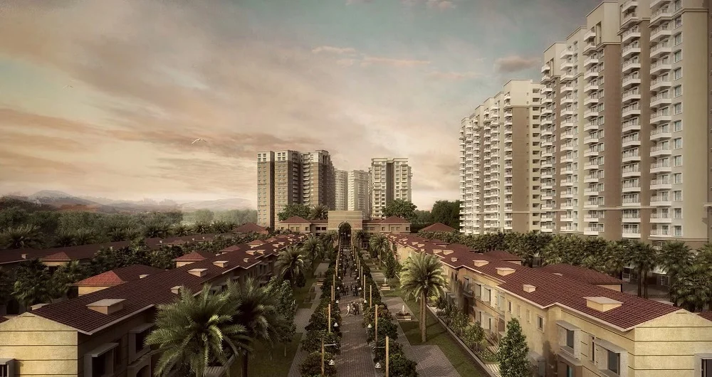 SOBHA City Aerial View, 3bhk luxury apartments in Thanisandra, North bangalore