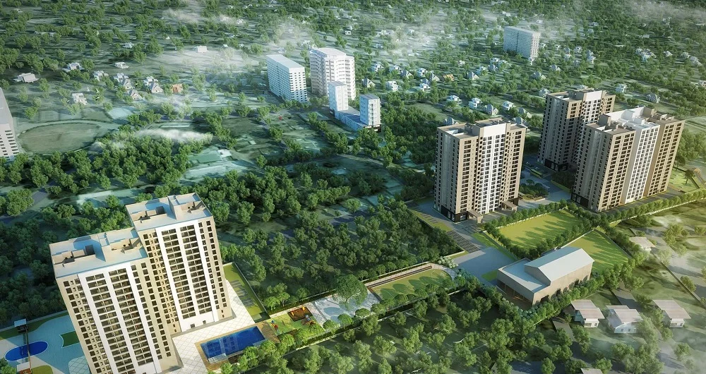 SOBHA Arena Aerial View- 2 BHK Apartments in Kanakapura Road, Bangalore