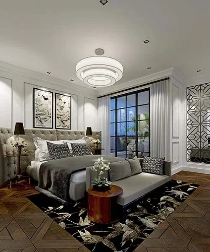 Interior Bedroom- Luxury Flats in Richmond Road, Bangalore