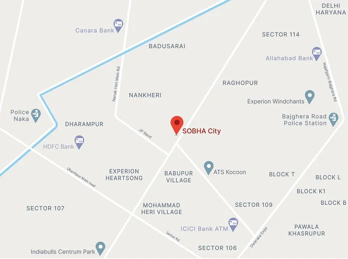 SOBHA City Google Map