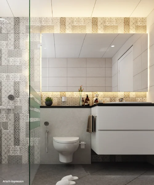 SOBHA Metropolis Apartments Bathroom