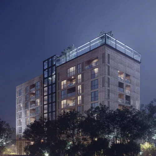 Insignia-elevation - night view