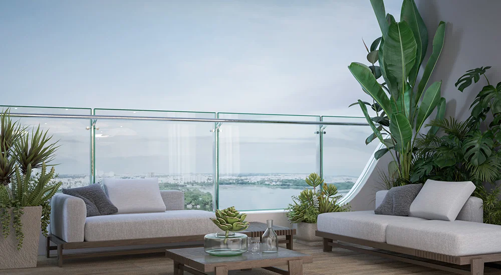 SOBHA-WATERFRONT - Balcony View