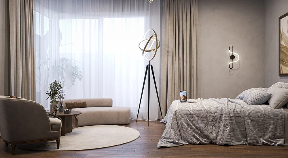 SOBHA-WATERFRONT - Bedroom