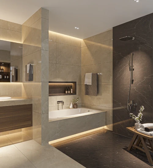 Bathroom at SOBHA Crystal Meadows: Luxury Row Houses in Mullur, Sarjapur Road, Bangalore