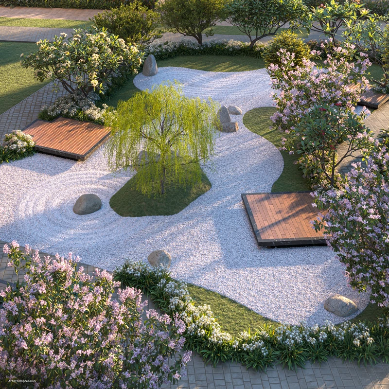 sobha-one-world-zen-courtyard